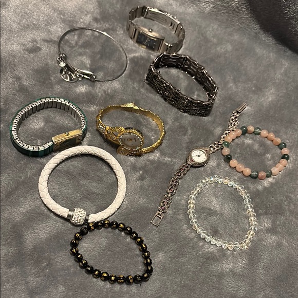 Jewelry - Costume jewelry -bracelets and watches